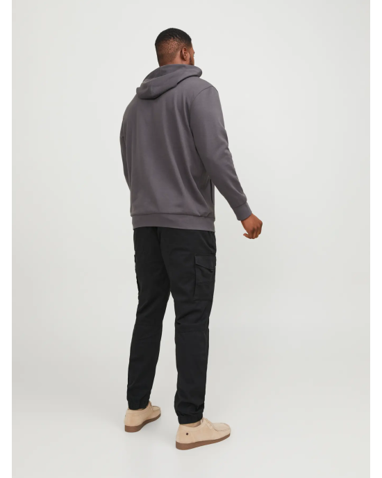 Παντελόνι Cargo Jack N Jones Plus Size μαύρο CASUAL