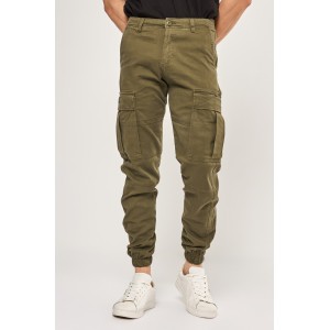 Παντελόνι Cargo Jack N Jones λαδί Παντελόνι Cargo Jack N Jones λαδί