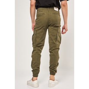 Παντελόνι Cargo Jack N Jones λαδί Παντελόνι Cargo Jack N Jones λαδί