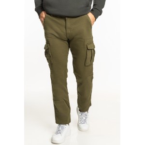Παντελόνι cargo λαδί