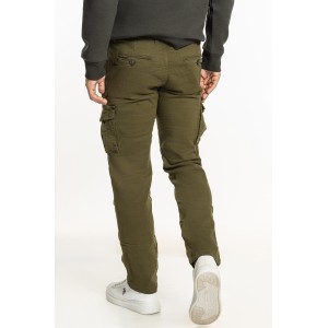 Παντελόνι cargo λαδί