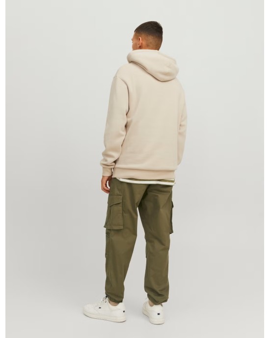 Παντελόνι Cargo Jack N Jones λαδί CASUAL