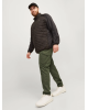 Παντελόνι Cargo Jack N Jones Plus Size λαδί CASUAL
