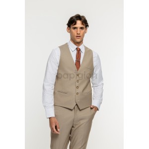 Γιλέκο Vittorio Modena μπεζ