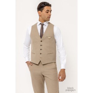 Γίλεκο Vittorio Nobile μπεζ