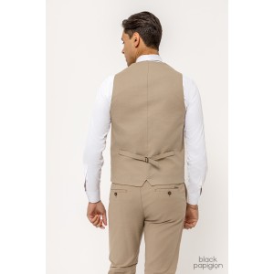 Γίλεκο Vittorio Nobile μπεζ