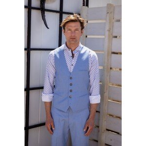 Γιλέκο Vittorio Castello γαλάζιο Γιλέκο Vittorio Castello γαλάζιο