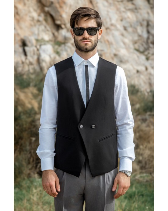 Γιλέκο Vinto μαύρο ΓΙΛΕΚΑ