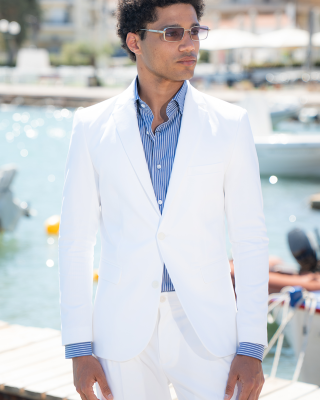 Σακάκι Vittorio Macerino άσπρο