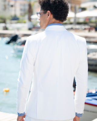 Σακάκι Vittorio Macerino άσπρο