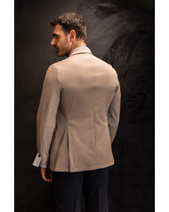 Σακάκι Michael Kors Performance μπεζ ΣΑΚΑΚΙΑ