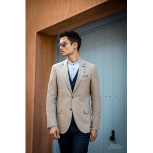 Σακάκι Black Papigion μπεζ Σακάκι Black Papigion μπεζ