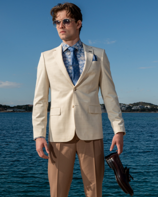 Σακάκι Black Papigion Napoli μπεζ