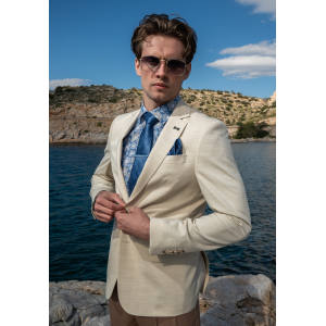 Σακάκι Black Papigion Napoli μπεζ