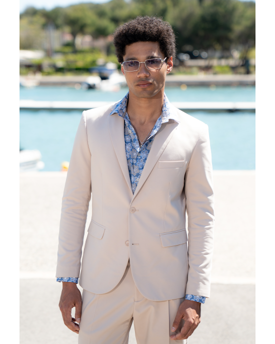 Σακάκι Black Papigion Macerino μπεζ ΣΑΚΑΚΙΑ