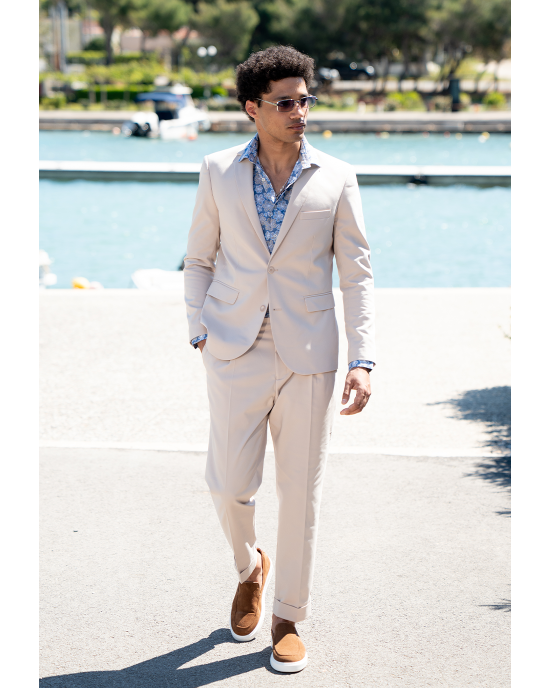 Σακάκι Black Papigion Macerino μπεζ ΣΑΚΑΚΙΑ