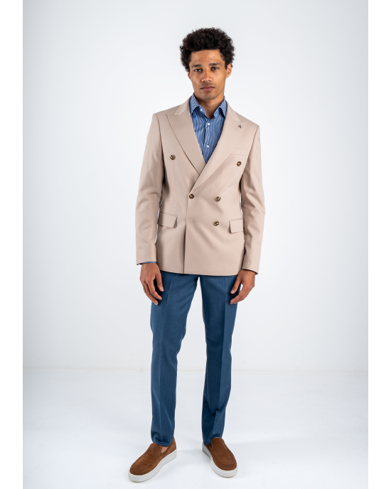 Σακάκι Vittorio Verona μπεζ ΣΑΚΑΚΙΑ