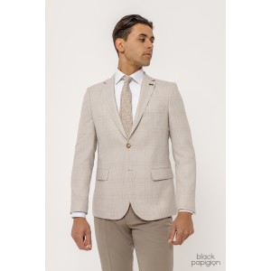 Σακάκι Black Papigion μπεζ