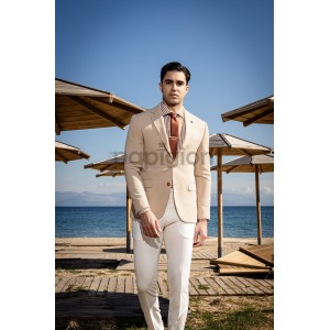 Σακάκι Vittorio Sunset μπεζ