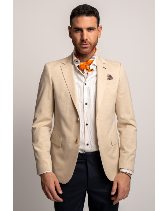 Σακάκι Black Papigion Treviso Wool μπεζ ΣΑΚΑΚΙΑ