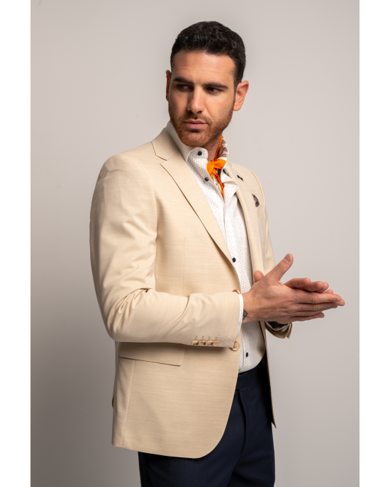 Σακάκι Black Papigion Treviso Wool μπεζ ΣΑΚΑΚΙΑ