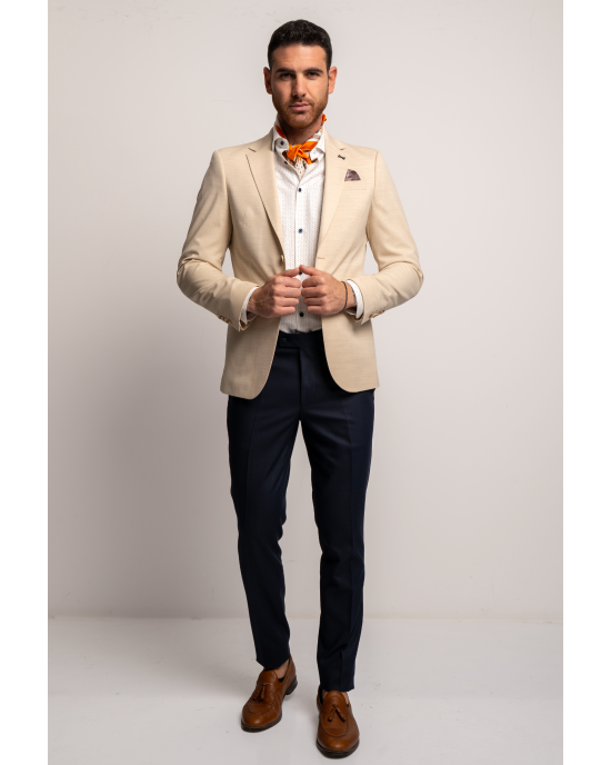 Σακάκι Black Papigion Treviso Wool μπεζ ΣΑΚΑΚΙΑ