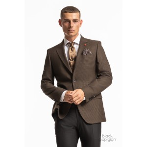 Σακάκι Dezign καφέ