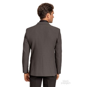 Σακάκι Black Papigion γκρι