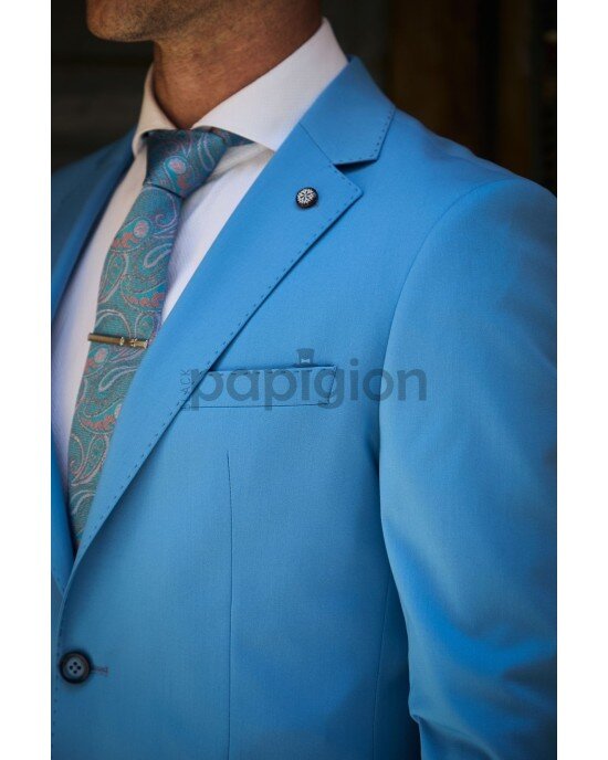 Σακάκι Vittorio Rossi γαλάζιο