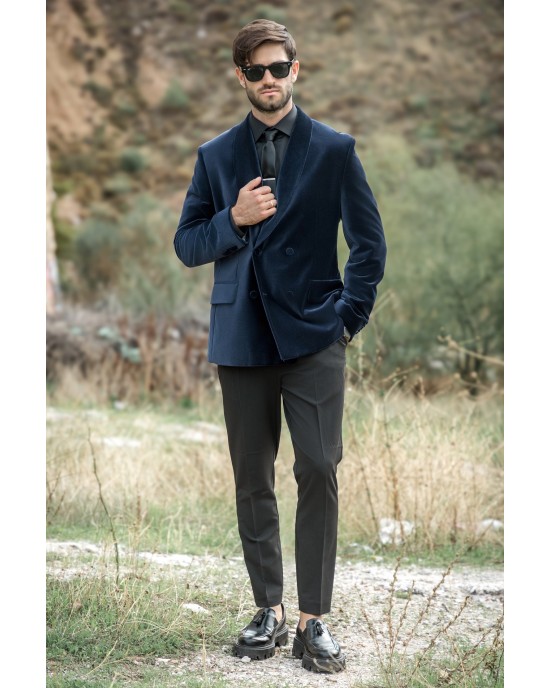 Σακάκι Hugo μπλέ ΣΑΚΑΚΙΑ