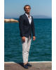 Σακάκι Vittorio Pesaro μπλε με ασπρή ρίγα ΣΑΚΑΚΙΑ
