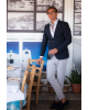 Σακάκι Vittorio Pesaro μπλε με ασπρή ρίγα ΣΑΚΑΚΙΑ