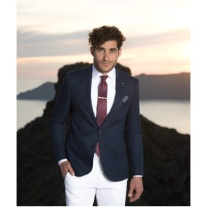 Σακάκι Vittorio Trebbio μπλε Σακάκι Vittorio Trebbio μπλε