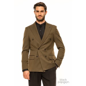 Σακάκι Black Papigion χακί