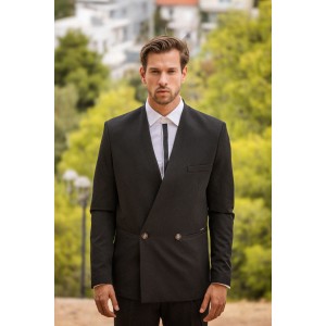 Σακάκι Vittorio Rezzo μαύρο