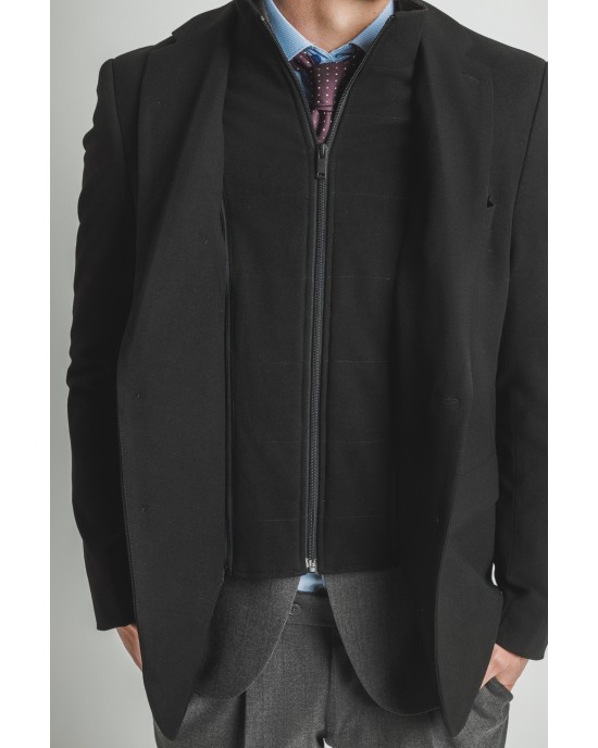 Σακάκι 19V69 Italia Versace Abbigliamento μαύρο ΣΑΚΑΚΙΑ