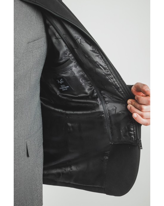 Σακάκι 19V69 Italia Versace Abbigliamento μαύρο ΣΑΚΑΚΙΑ