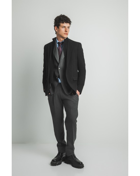Σακάκι 19V69 Italia Versace Abbigliamento μαύρο ΣΑΚΑΚΙΑ