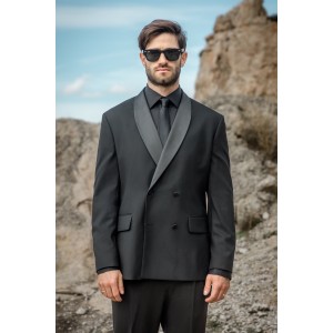 Σακάκι Hugo μαύρο