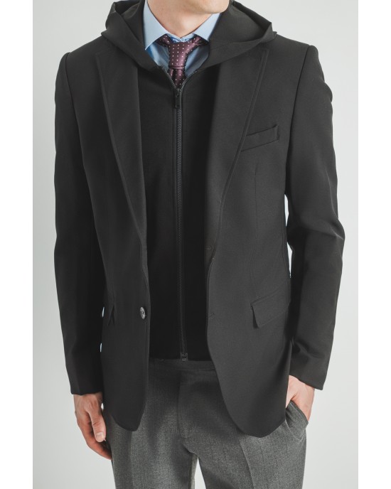 Σακάκι 19V69 Italia Versace Abbigliamento μαύρο ΣΑΚΑΚΙΑ