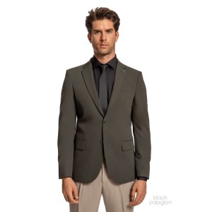 Σακάκι Black Papigion λαδί