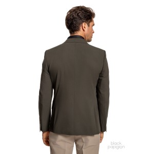 Σακάκι Black Papigion λαδί