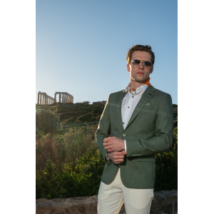 Σακάκι Black Papigion Bermano λαδί