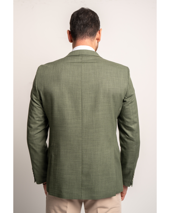 Σακάκι Black Papigion Bermano λαδί ΣΑΚΑΚΙΑ