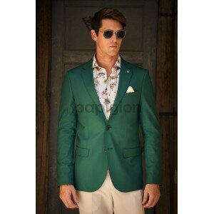 Σακάκι Vittorio Rossi πετρόλ Σακάκι Vittorio Rossi πετρόλ