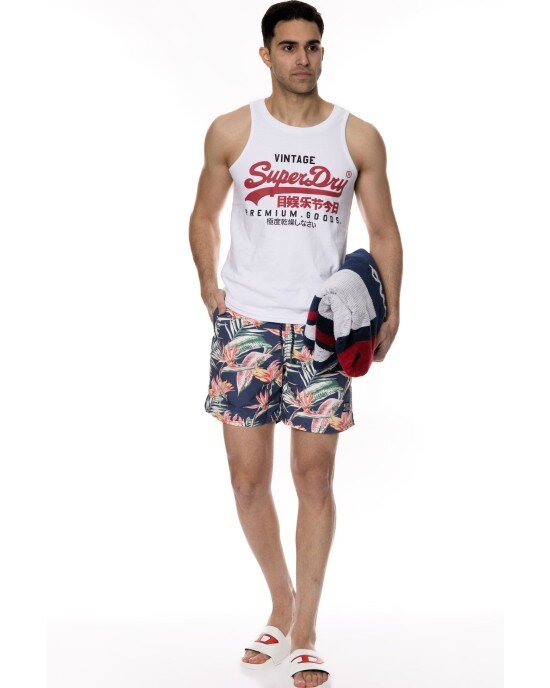 Μαγιό Superdry μπλε Μαγιό Superdry μπλε