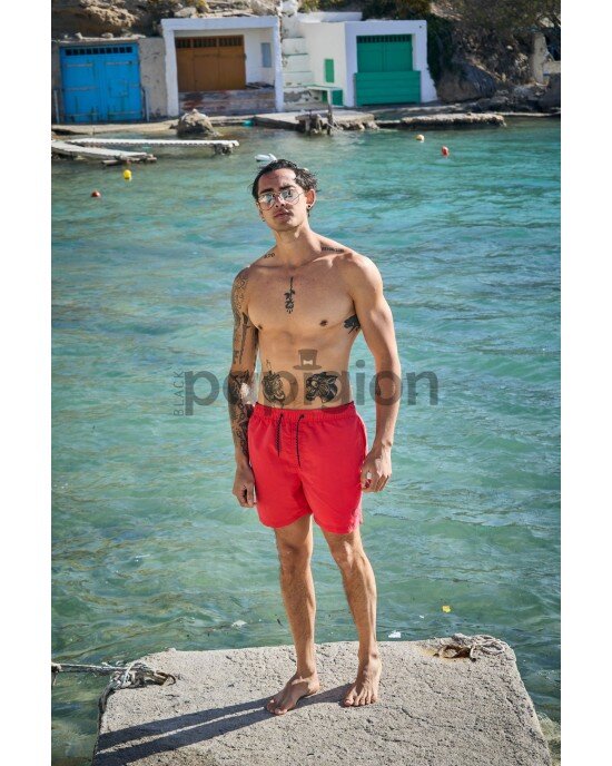 Μαγιό Jack n Jones κόκκινο Μαγιό Jack n Jones κόκκινο