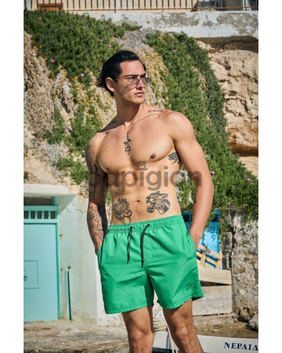 Μαγιό Jack n Jones πράσινο Μαγιό Jack n Jones πράσινο