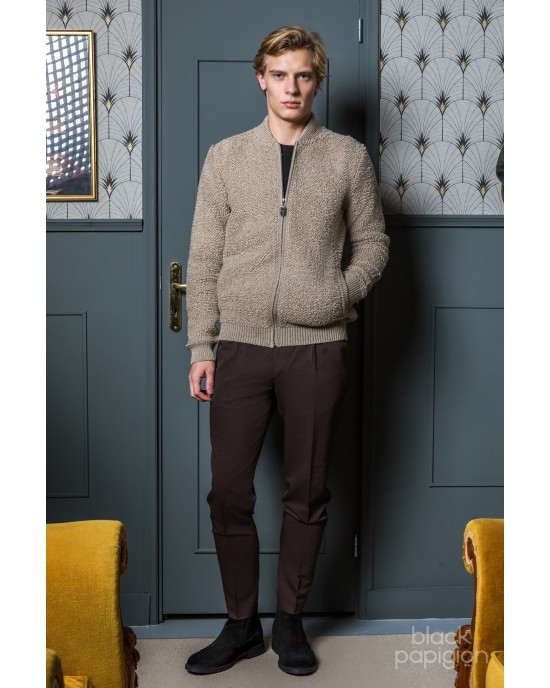 Ζακέτα Vittorio μπεζ CASUAL