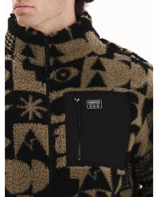 Ζακέτα Emerson καφέ CASUAL